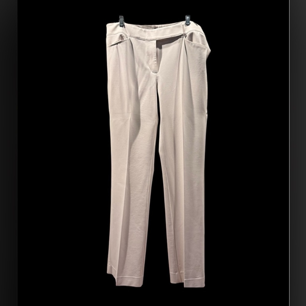 WHBM White House Black Market - Bootcut dress pants.  Size 14R. Cream